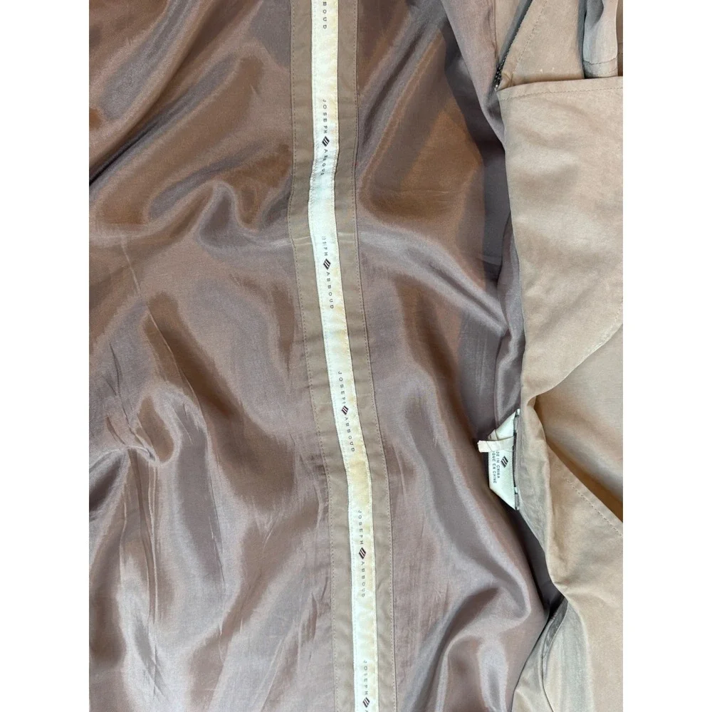 Joseph Abboud‎ Golf Jacket Mens L Beige Full Zip Collared Lightweight Coat